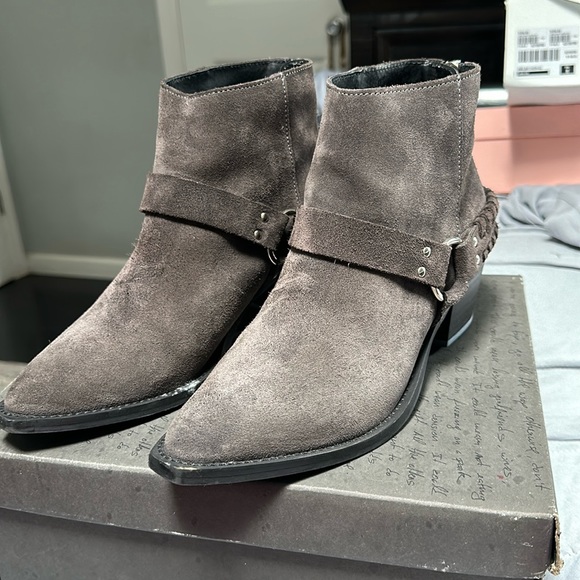 Brusque heeled boots grey - Picture 1 of 2